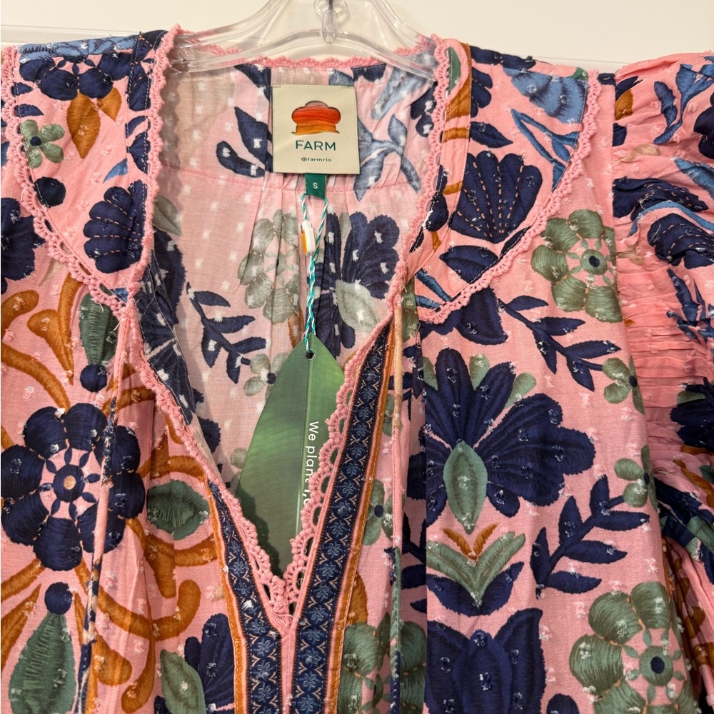 FARM Rio Seashell Tapestry Mini Dress - Picture 5 of 7